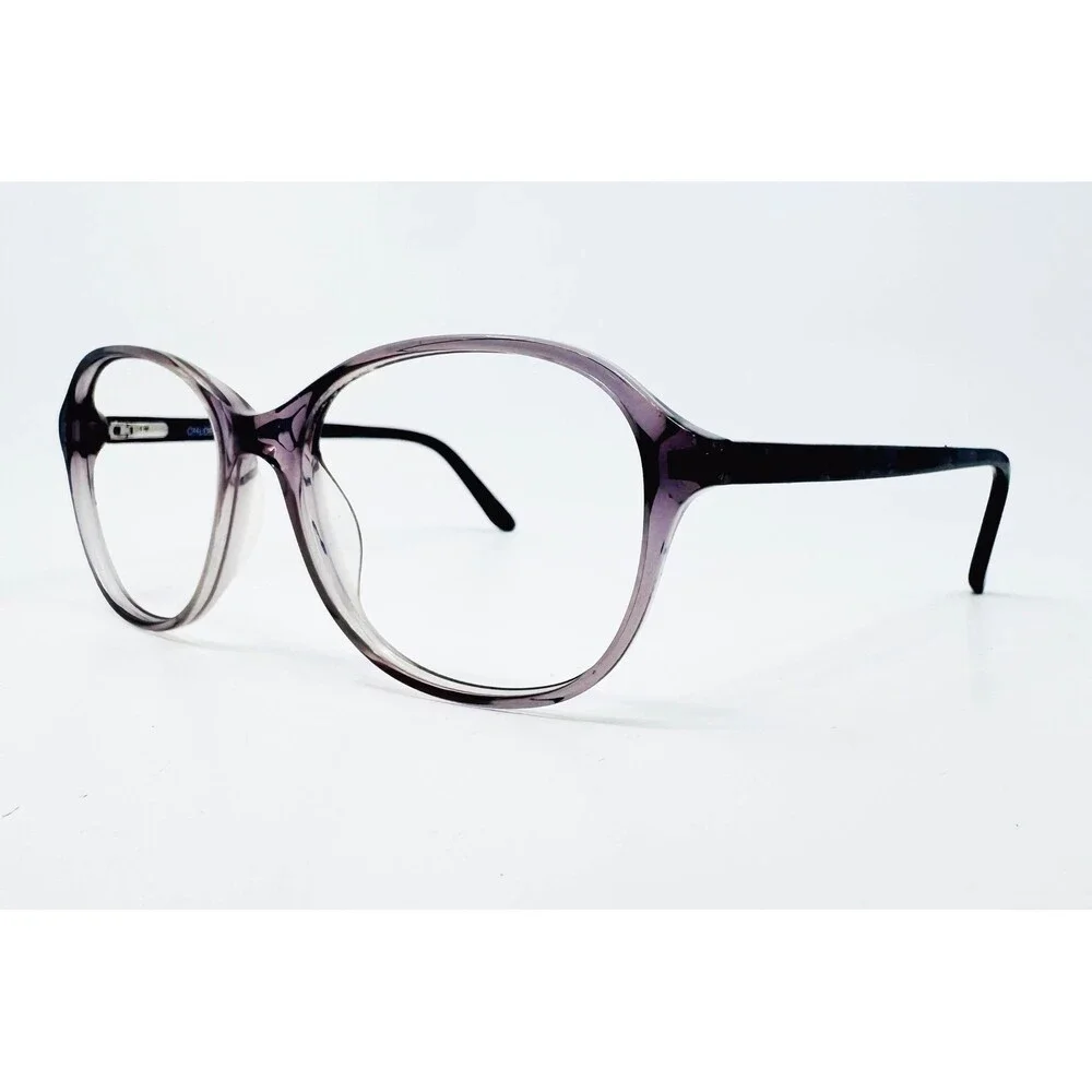 Silver Dollar Eyeglasses Women Purple Chloe 7 Oval Frames 135